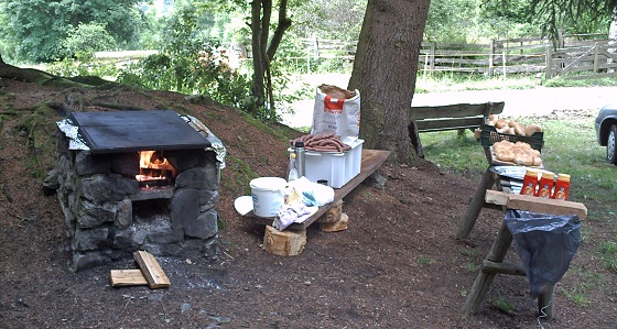 Urlaub auf dem Bauernhof - Grillplatz