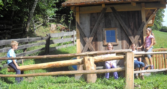 Urlaub auf dem Bauernhof - Kinder Wippe